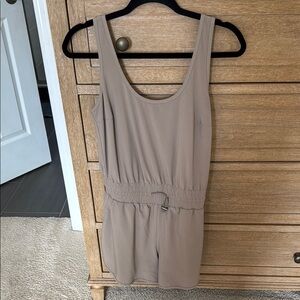 Abercrombie Tan Sleeveless Romper